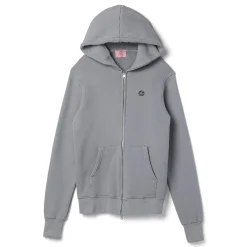 CNCPTS Flocked Logo Zip Hoodie