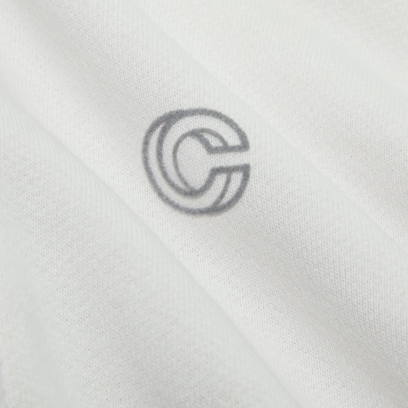 CNCPTS Flocked Logo Zip Hoodie