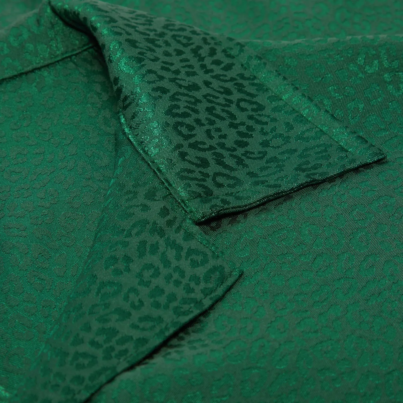 CNCPTS Leopard Silk Camp Shirt