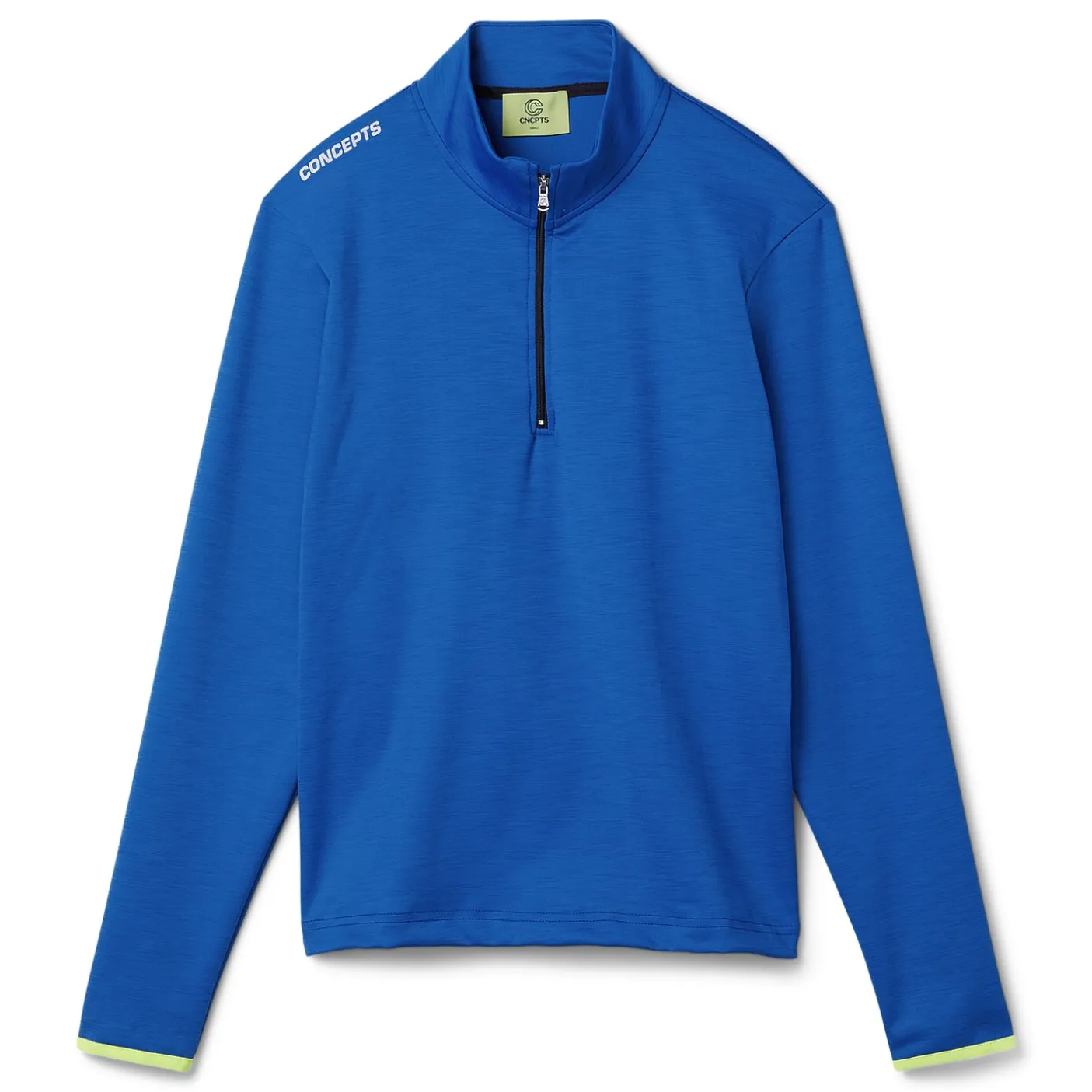 CNCPTS Lightweight Mélange Quarter-Zip Sport Top