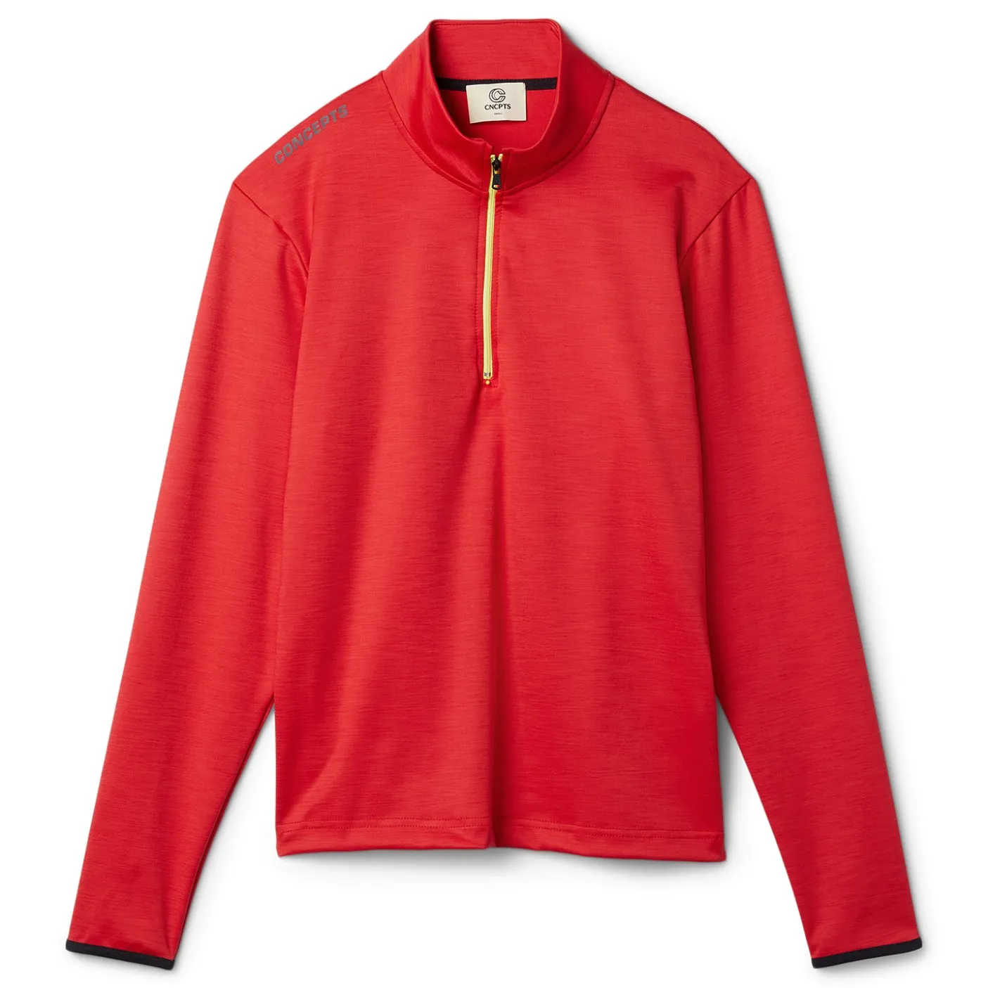 CNCPTS Lightweight Mélange Quarter-Zip Sport Top