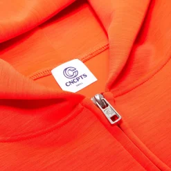 CNCPTS Melange Neoprene Zip Hoodie