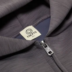 CNCPTS Melange Neoprene Zip Hoodie