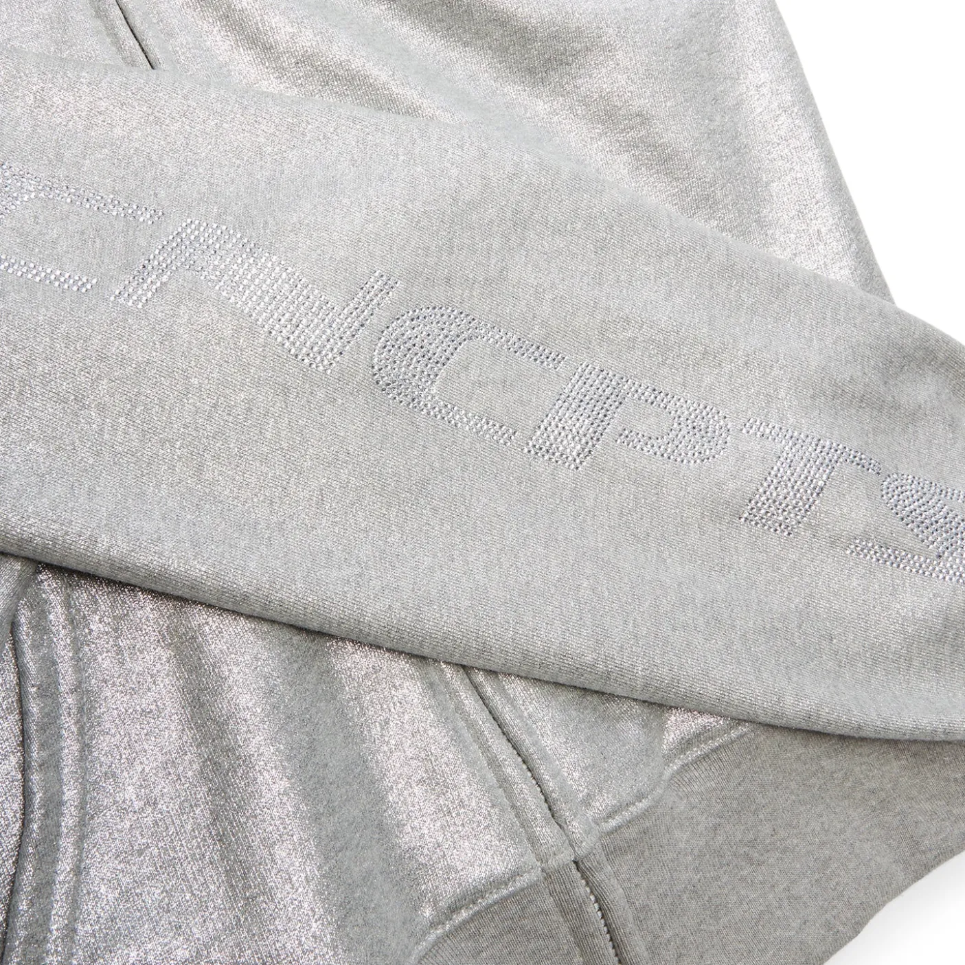 CNCPTS Metallic Coated Zip Up Hoodie