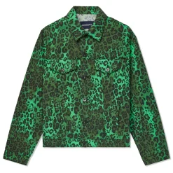 CNCPTS Printed Denim Trucker Jacket