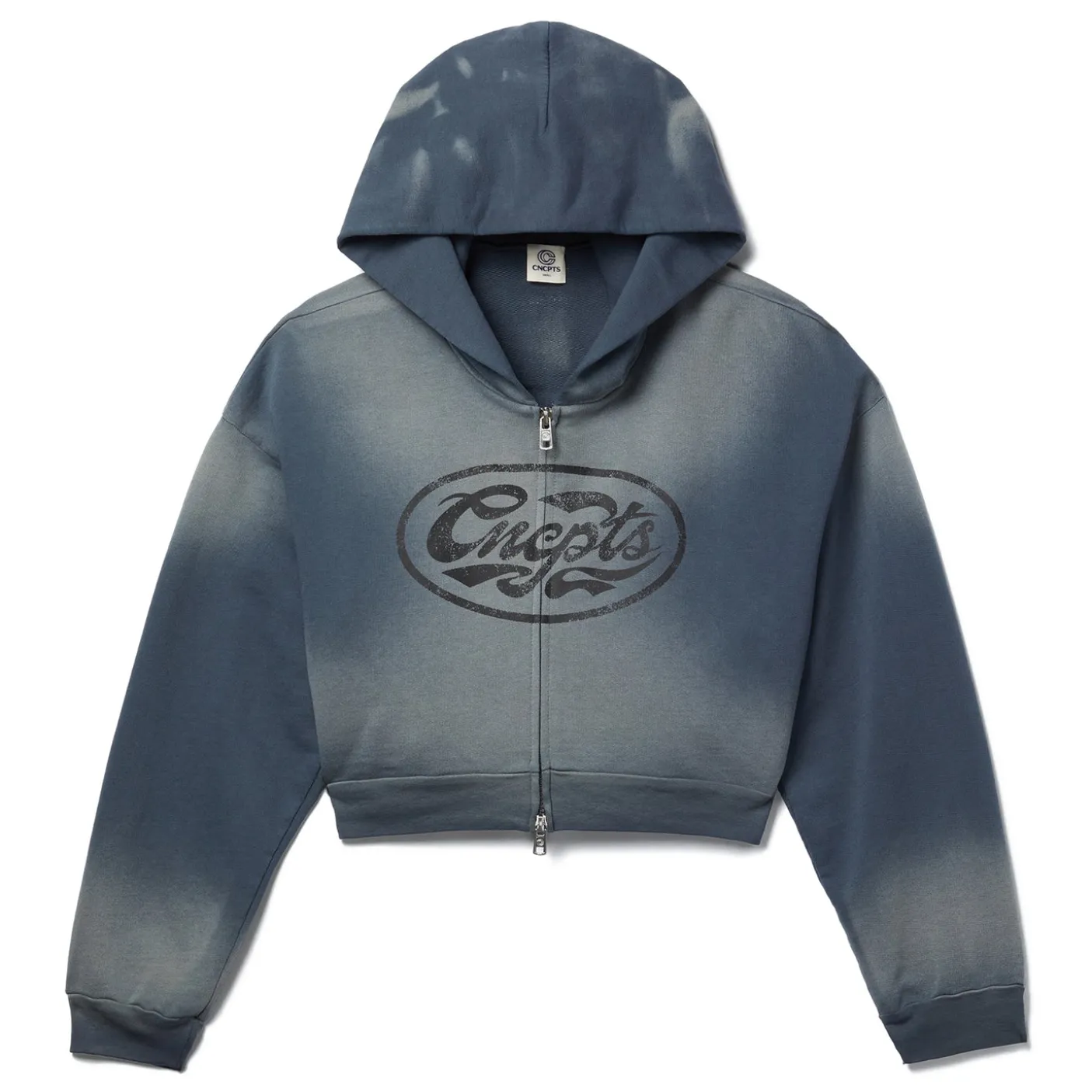CNCPTS Script Logo Zip Hoodie