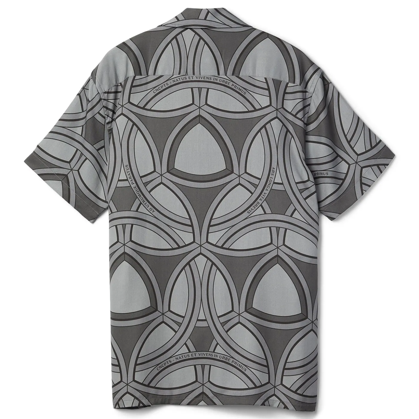 CNCPTS Tencel Reuleaux Printed Camp Shirt