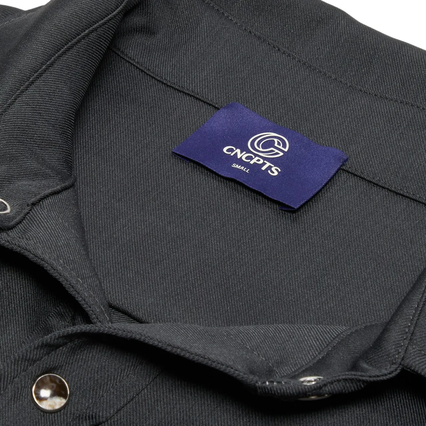 CNCPTS Twill Snap Front Overshirt