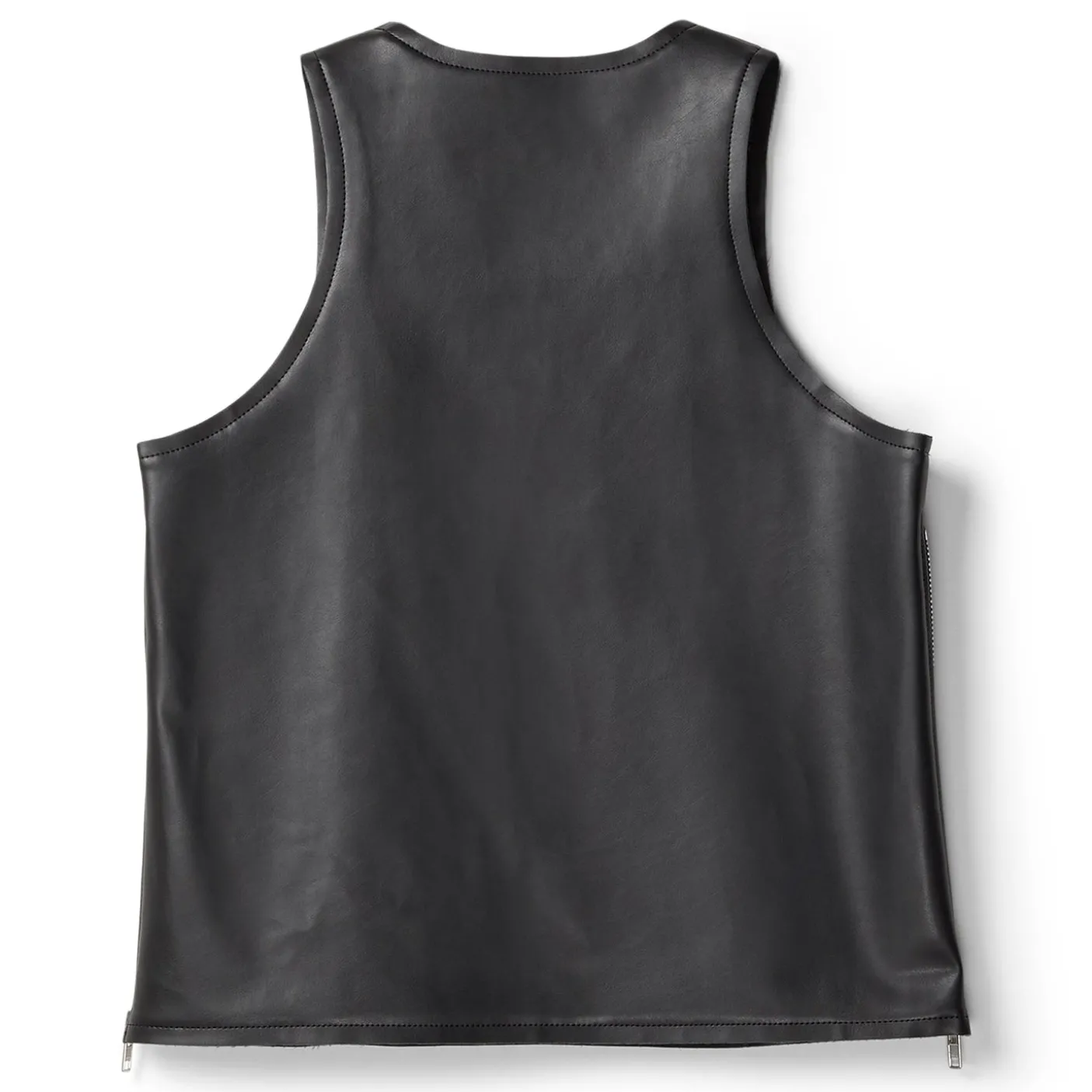 Comme Des Garcons Faux Leather Tank Top
