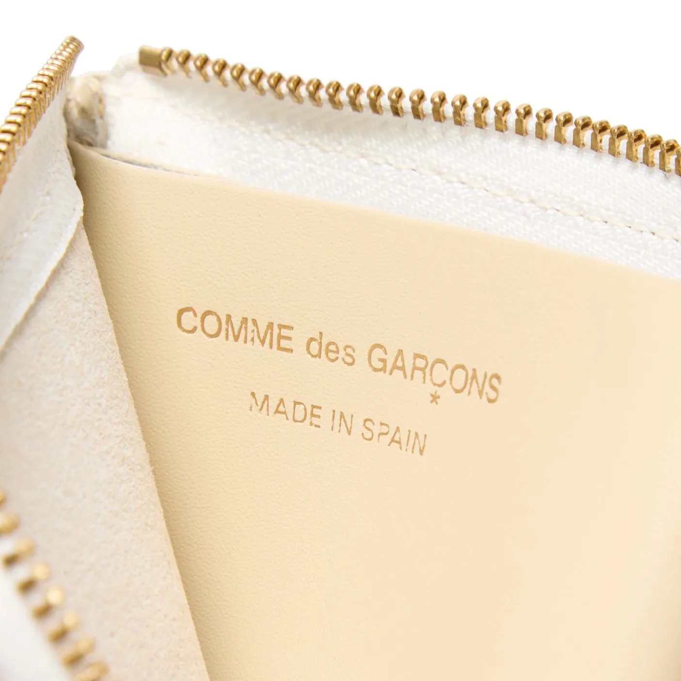 Comme Des Garcons PLAY Classic Leather Line Wallet