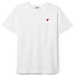 Comme Des Garcons PLAY T-Shirt Small Red Emblem
