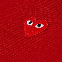 Comme Des Garcons Play V-Neck Short Sleeve