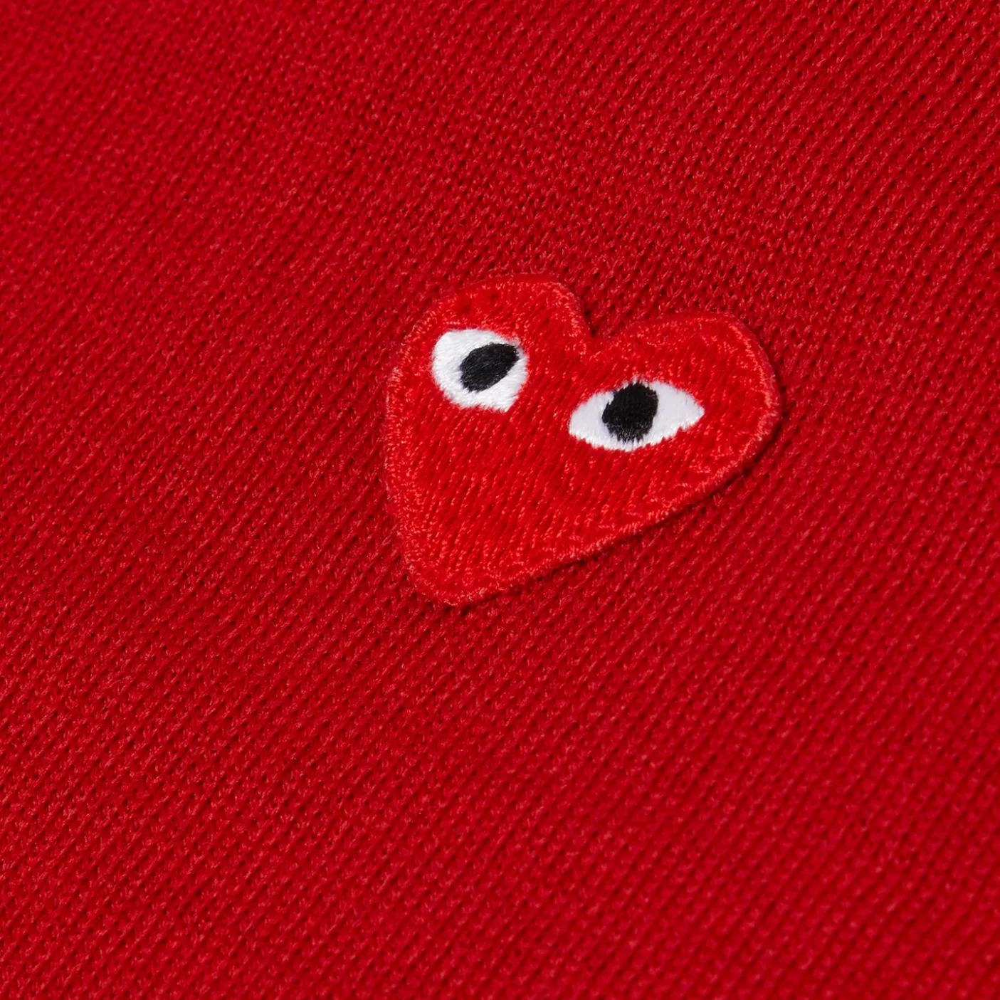 Comme Des Garcons Play V-Neck Short Sleeve
