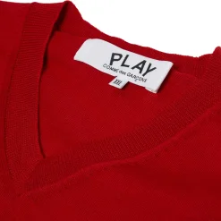 Comme Des Garcons Play V-Neck Short Sleeve