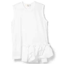 Comme Des Garcons Ruffled Tank Top