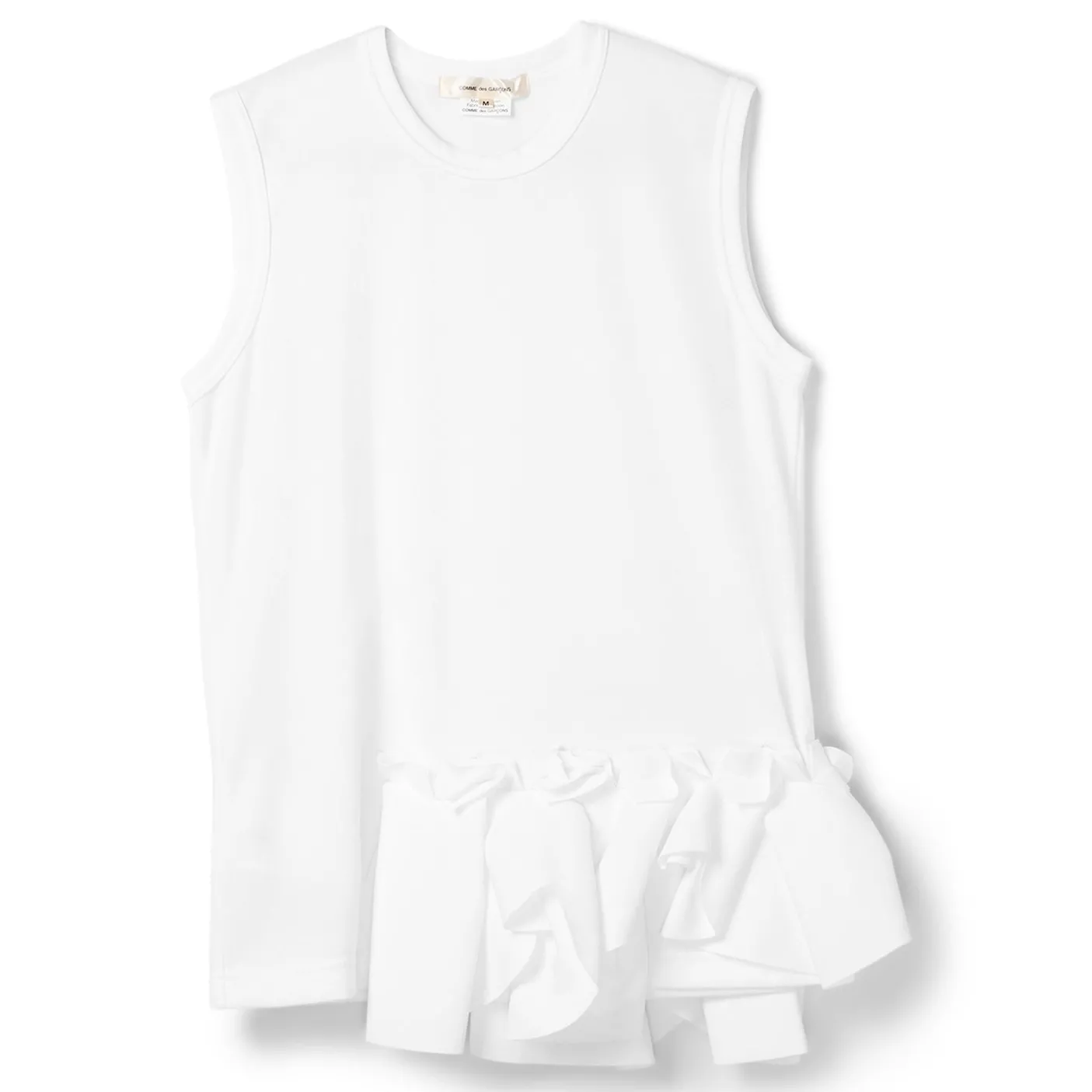 Comme Des Garcons Ruffled Tank Top