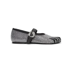 COPERNI Crystal-Embellished Five-Toe Ballerina Belt Flat