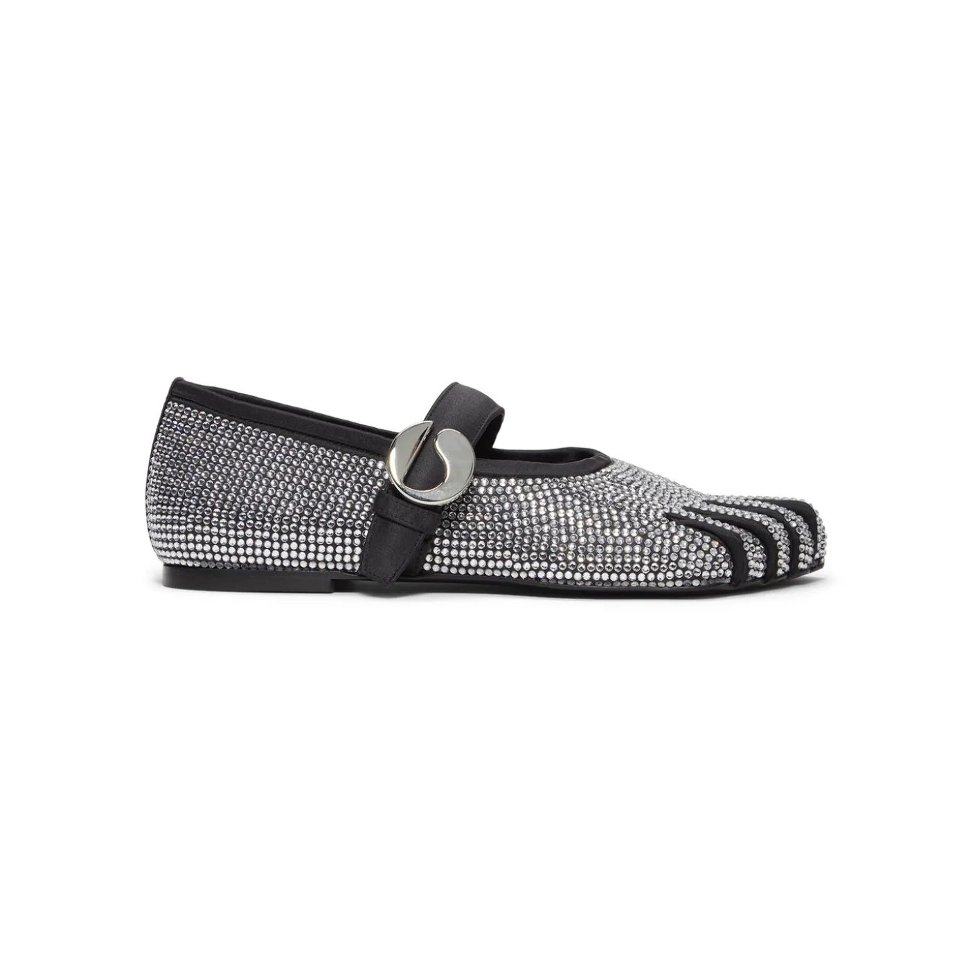 COPERNI Crystal-Embellished Five-Toe Ballerina Belt Flat