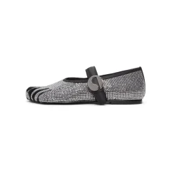 COPERNI Crystal-Embellished Five-Toe Ballerina Belt Flat
