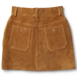 COPERNI Four Pocket Suede Mini Skirt