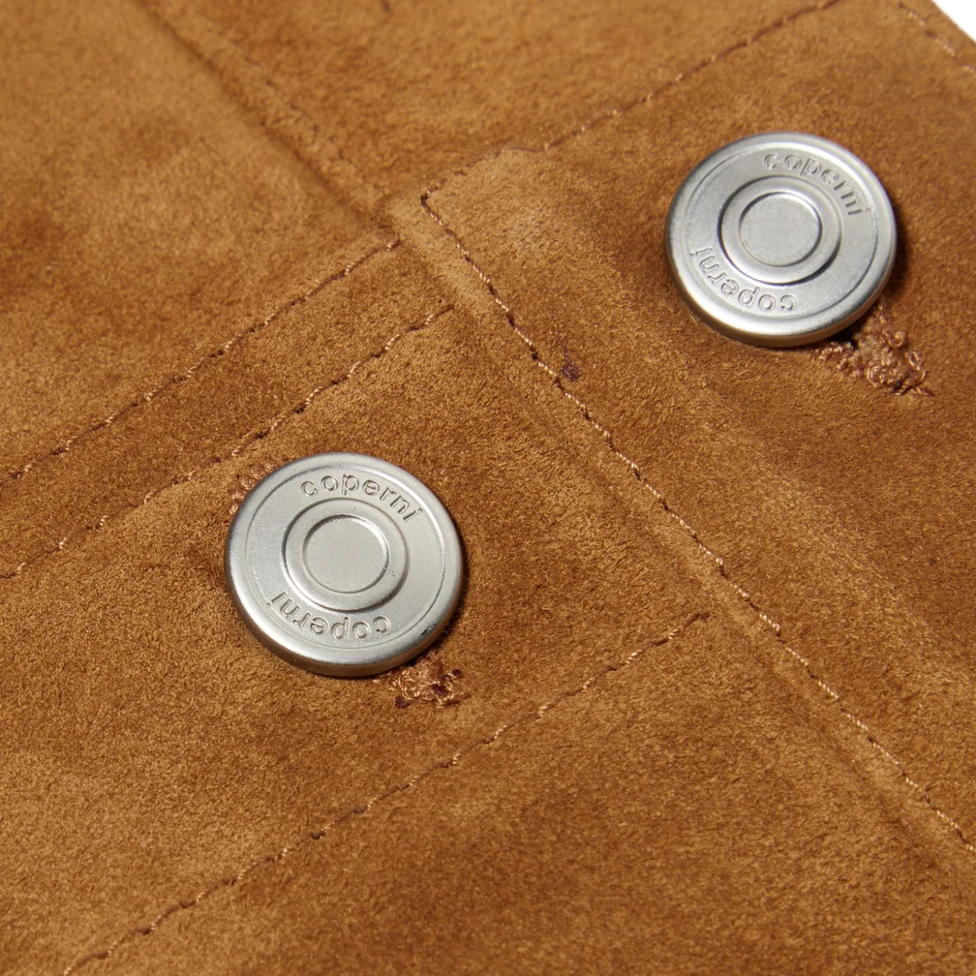 COPERNI Four Pocket Suede Mini Skirt