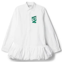 COPERNI Gathered Hem Shirt Dress