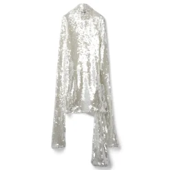 COPERNI Knotted Sequins Dress
