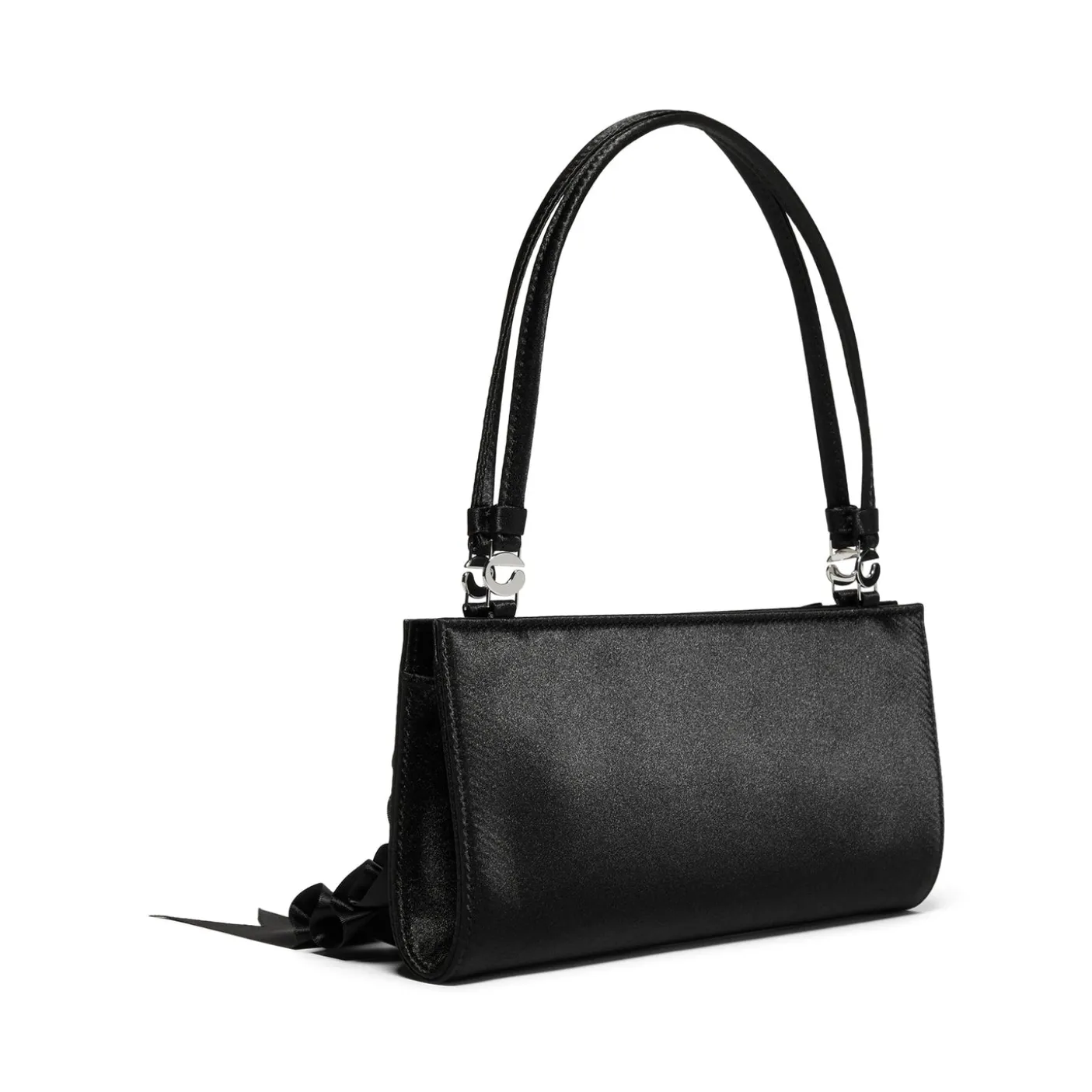 COPERNI Pleated Ribbon Satin Pochette Bag