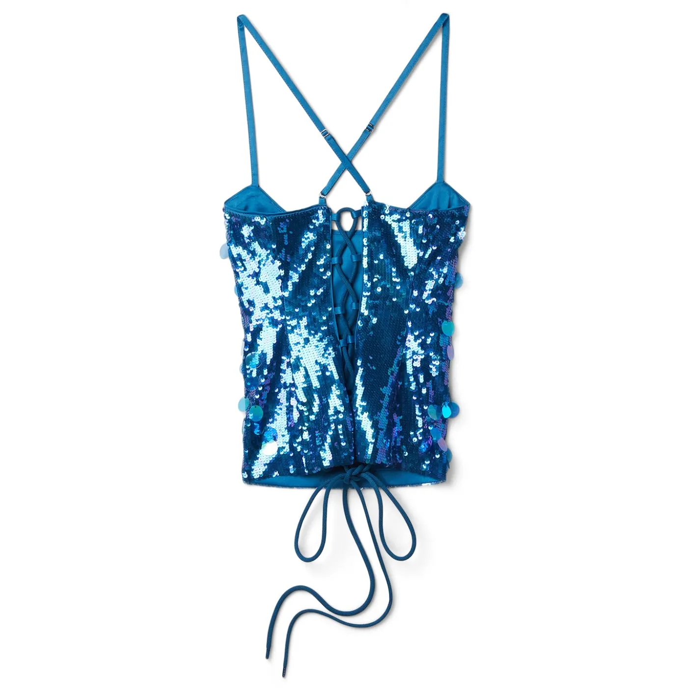 Danielle Guizio Paillette Cami Top