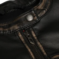 Diesel G-LOBE Cropped Biker Jacket