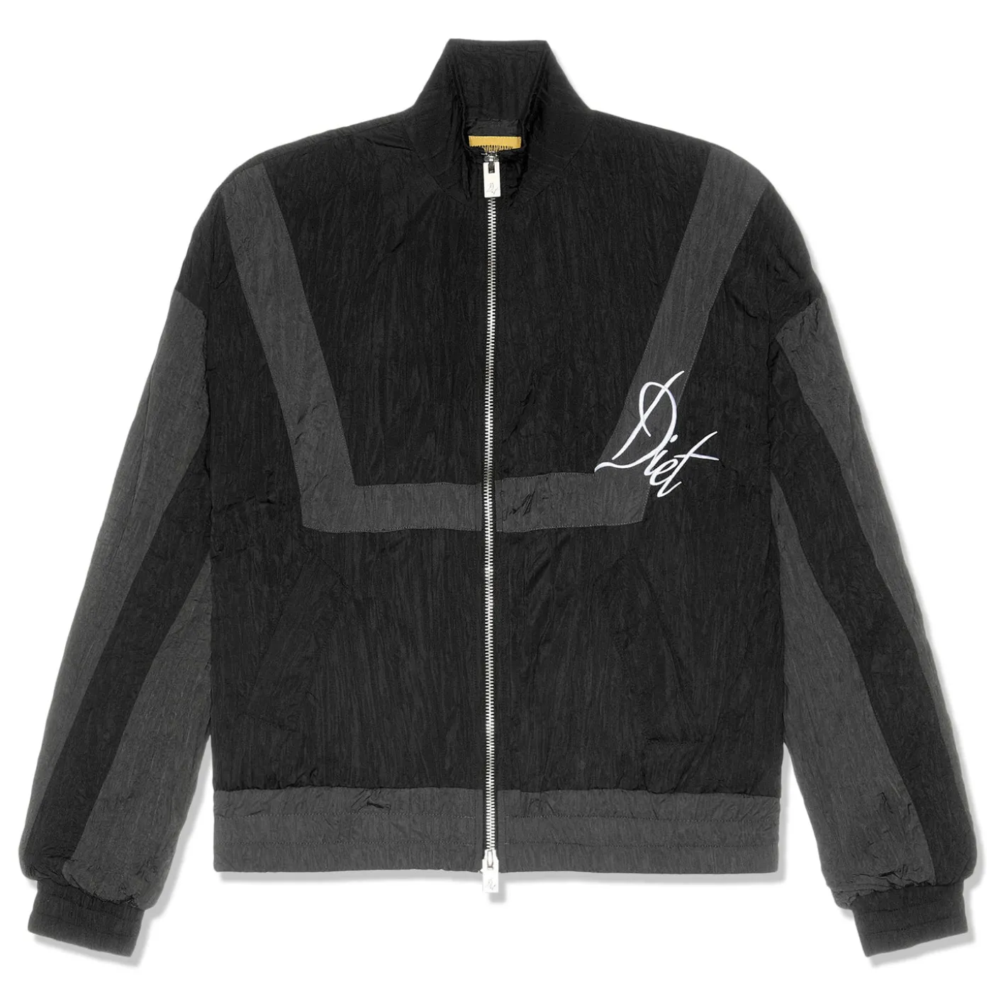 Diet Starts Monday Crinkled Nylon Track Jacket