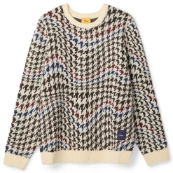 Dime Houndstooth Knit Sweater