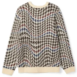 Dime Houndstooth Knit Sweater