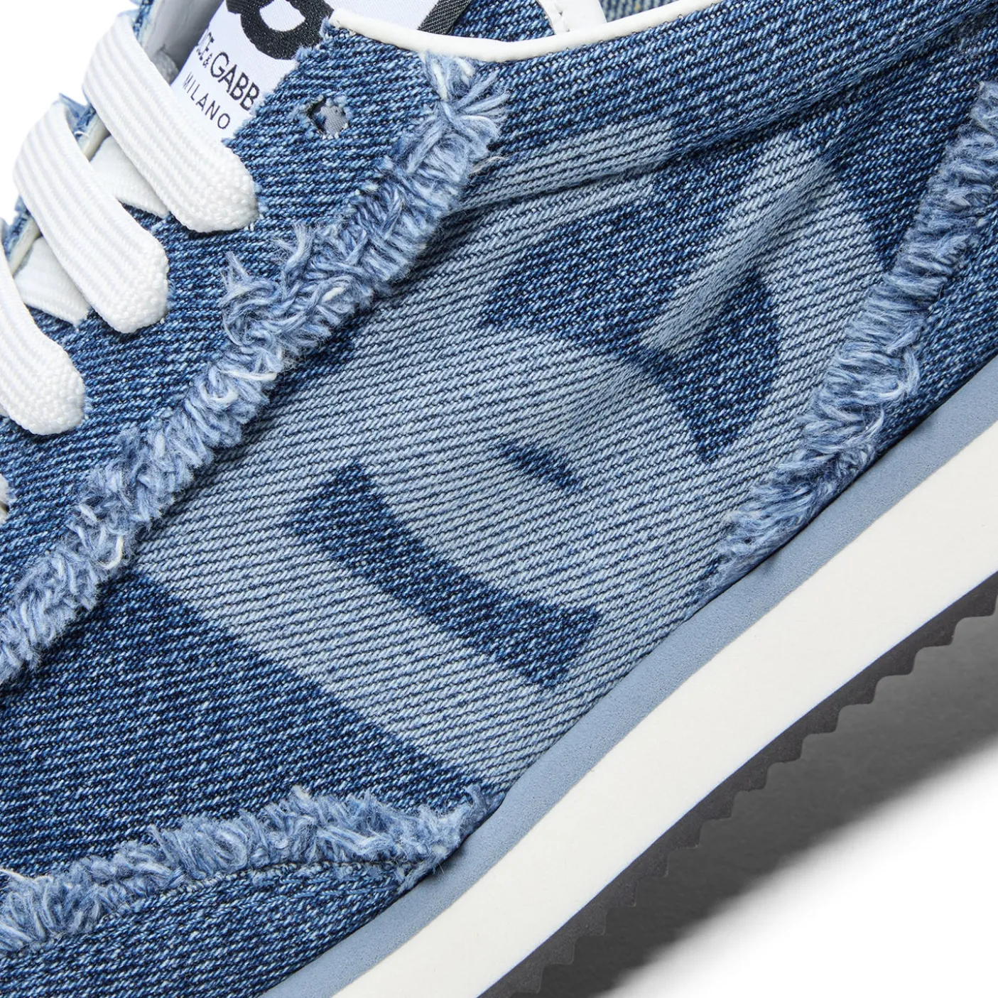 Dolce & Gabbana Denim Low-Top Sneakers