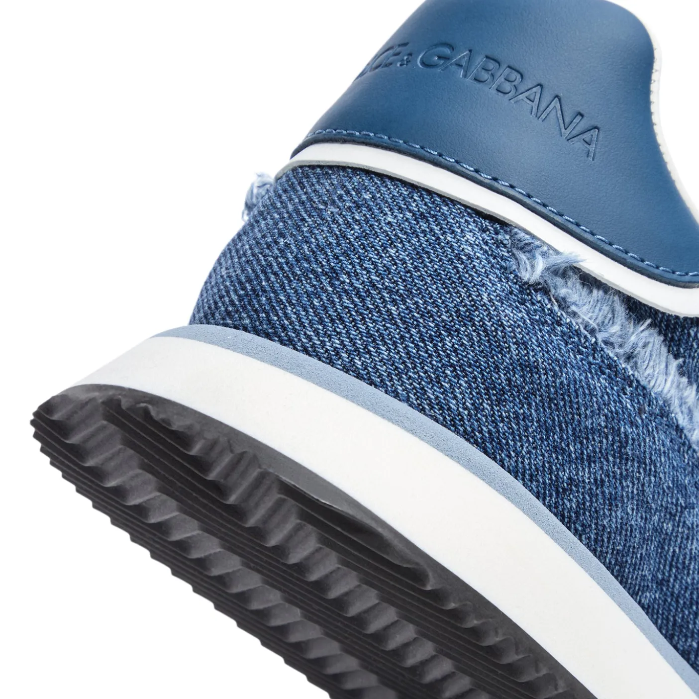 Dolce & Gabbana Denim Low-Top Sneakers