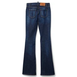 Dsquared2 Dark Clean Wash Medium Waist Flare Jean