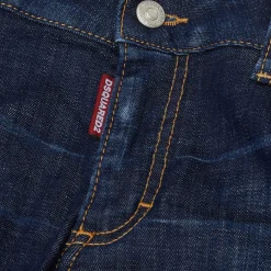 Dsquared2 Dark Clean Wash Medium Waist Flare Jean