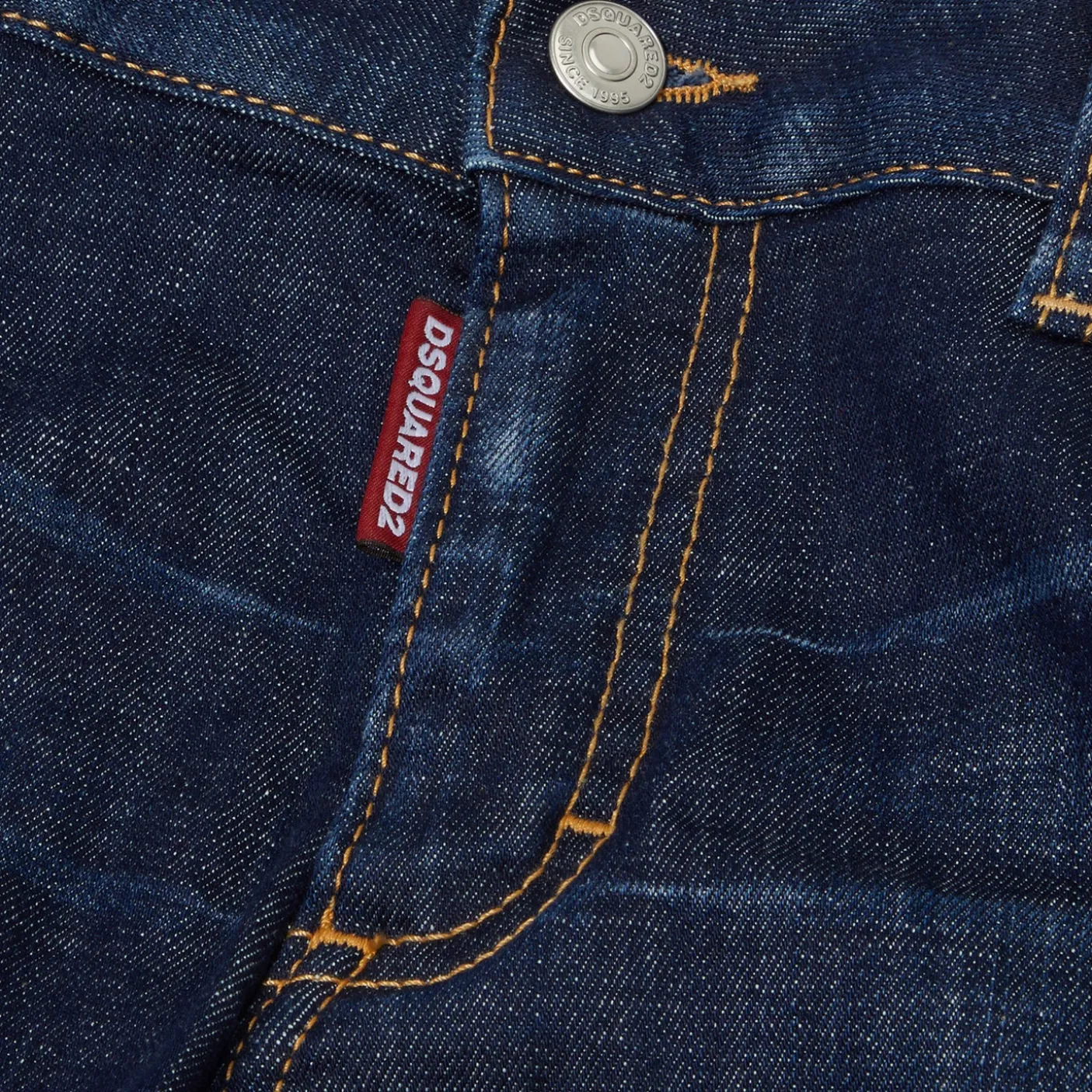 Dsquared2 Dark Clean Wash Medium Waist Flare Jean