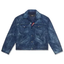 DSquared2 Denim Furry Over Jean Jacket