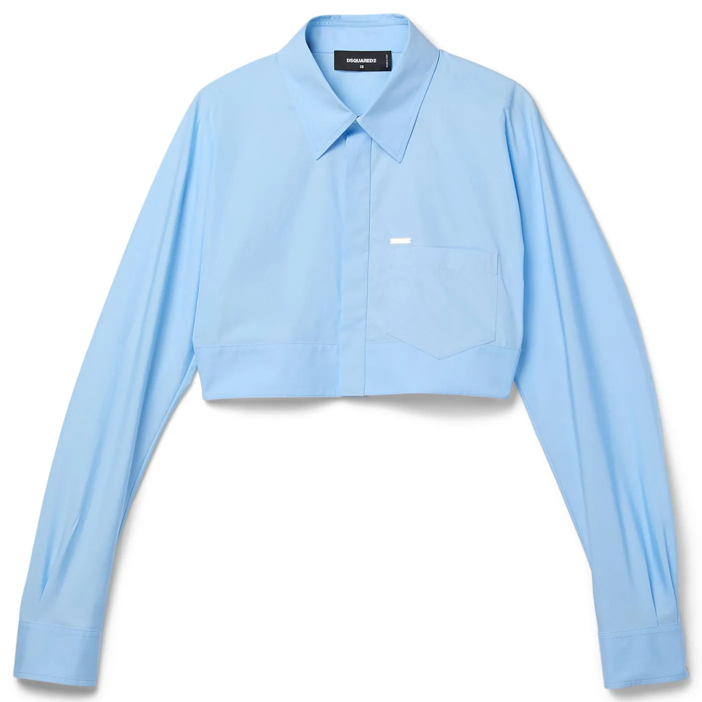 Dsquared2 Rounded Cropped Shirt