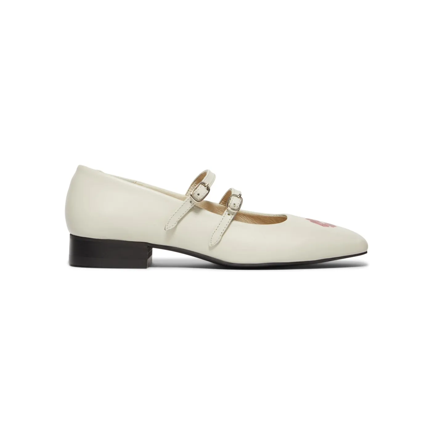 DUKE + DEXTER Ruby Off-white Kiss Mary Jane
