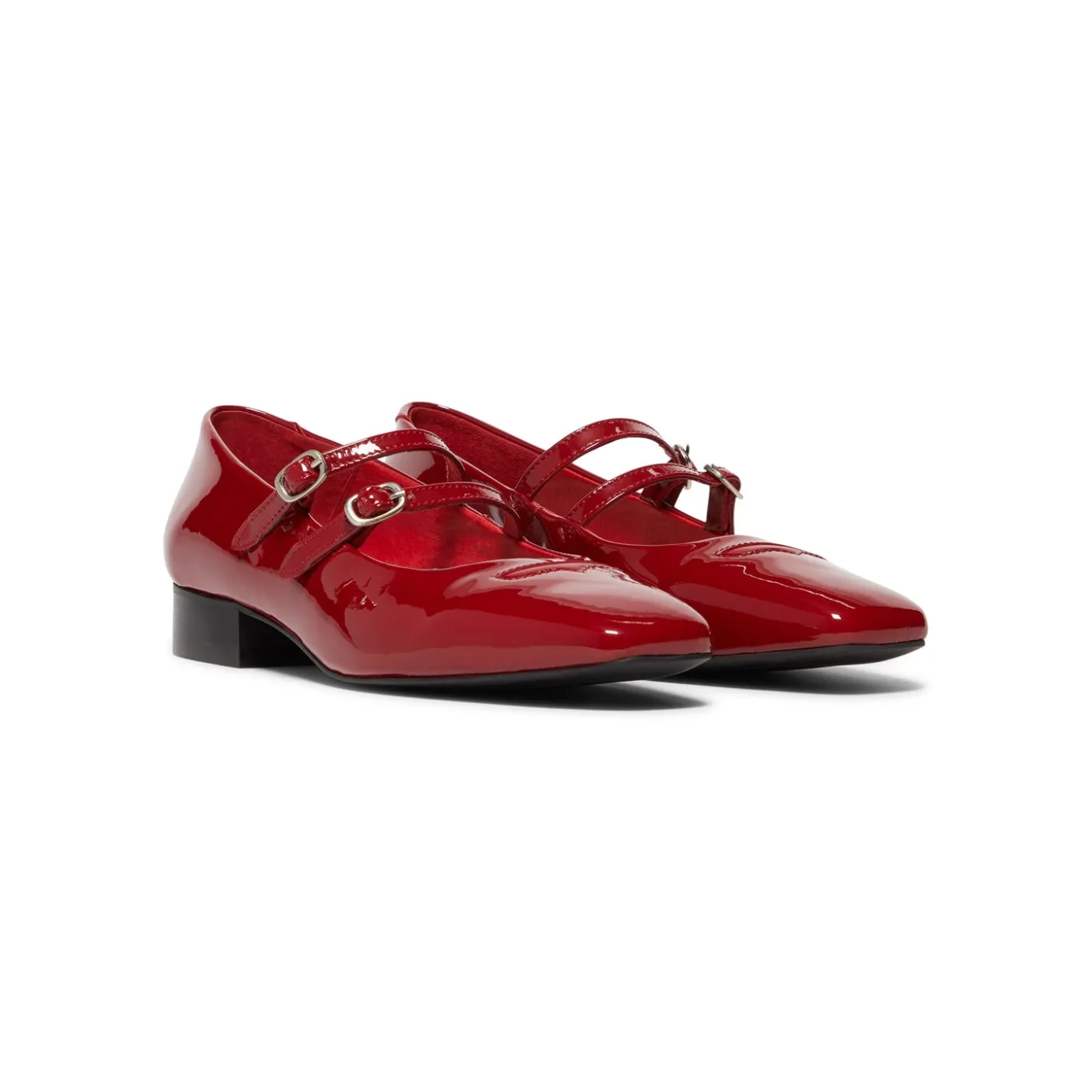 DUKE + DEXTER Ruby Red Patent Mary Jane