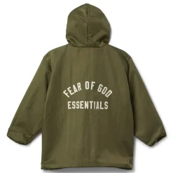 Fear of God Essentials Textured Nylon Hooded Coaches Jacket