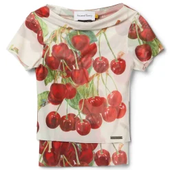 House of Sunny The Cherry Mesh Top