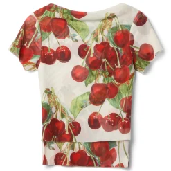 House of Sunny The Cherry Mesh Top