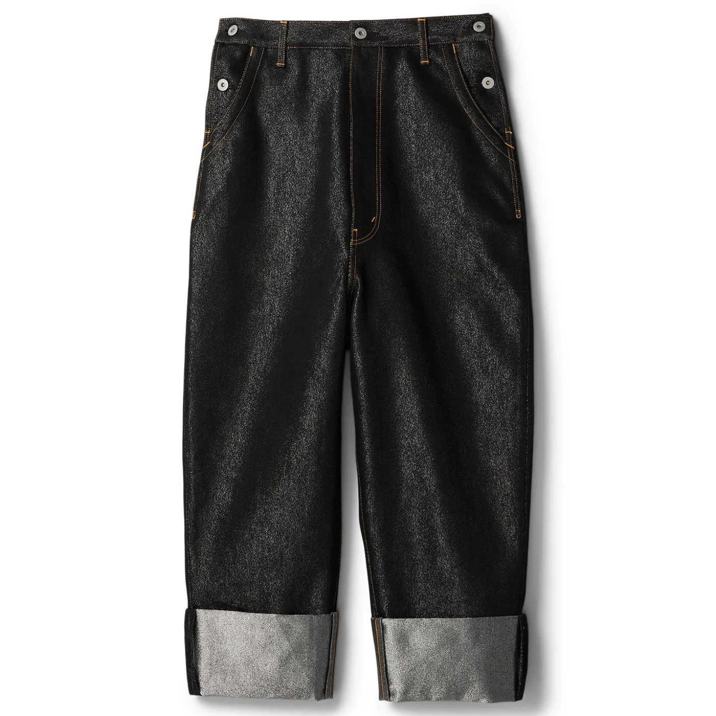 Junya Watanabe Cotton Cupro Glitter Denim
