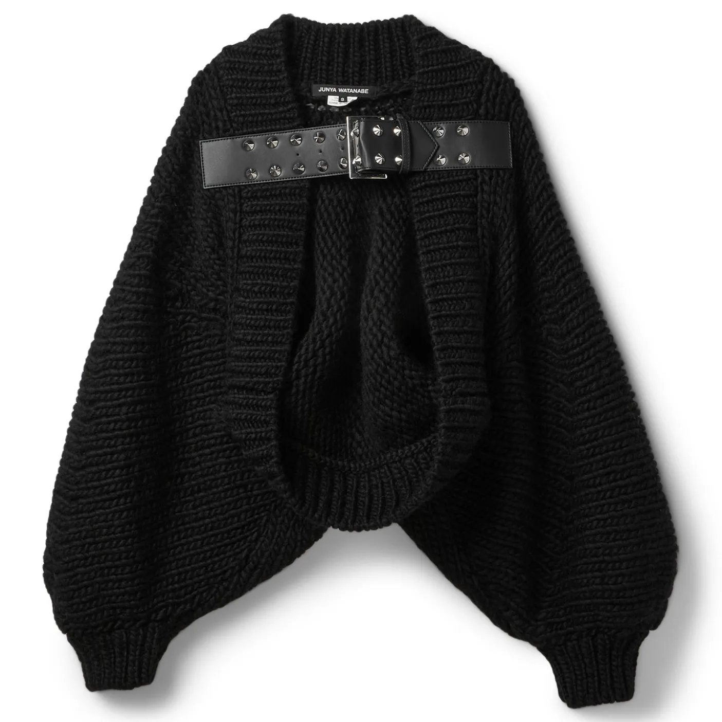 Junya Watanabe Spike Belt Wool Knit Sweater