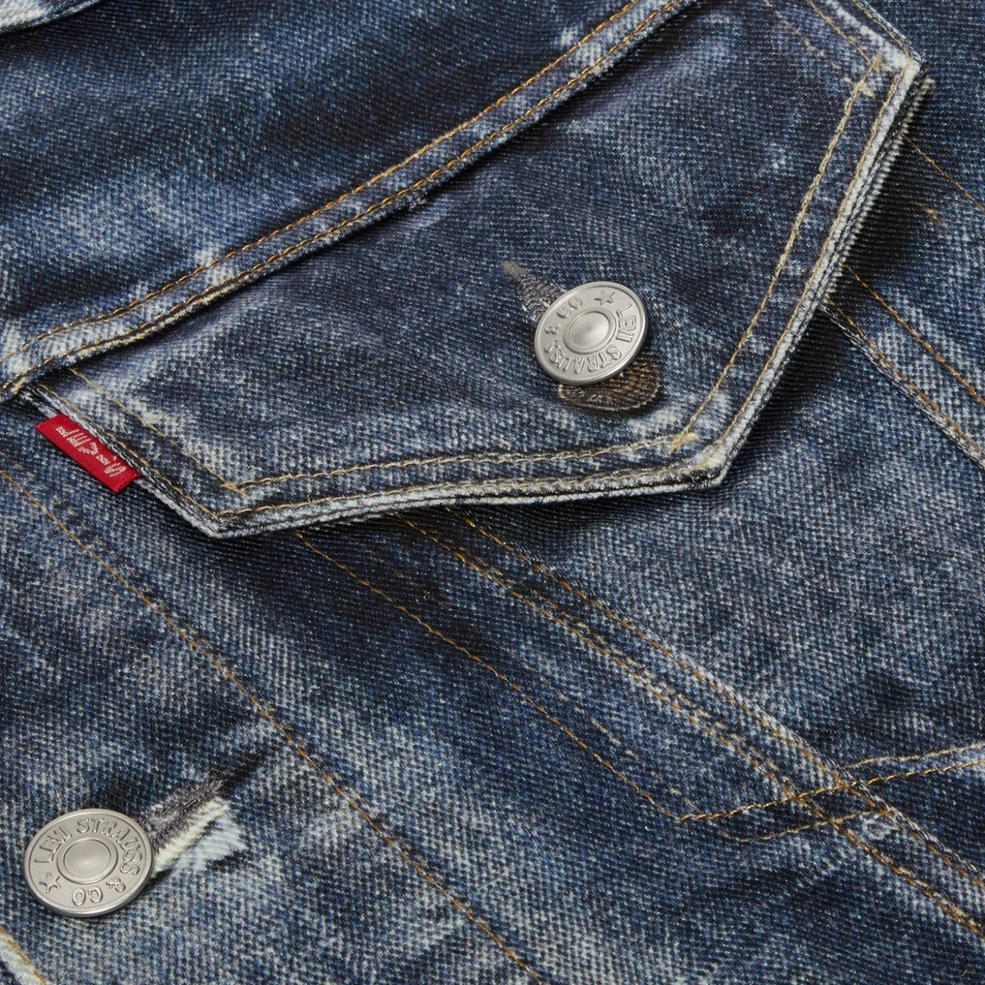 Junya Watanabe x Levi's BerBerJin Inkjet Printed Cotton Jacket