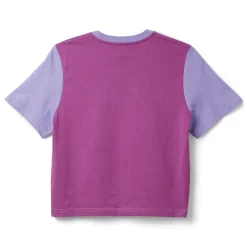 JW Anderson Anchor Embroidery Panelled Cropped T-Shirt