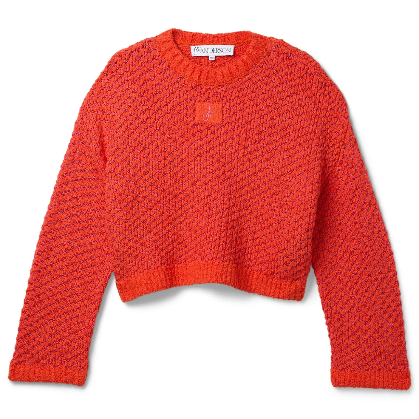 JW Anderson Cropped Open Stitch Jumper